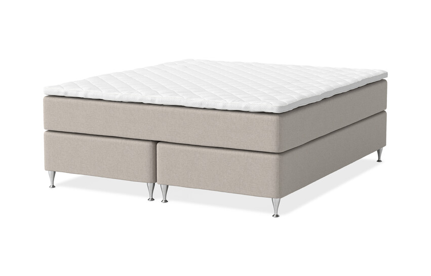 Dream Delux - Kontinentalsäng, dubbelsäng med bäddmadrass Sense Delux - Beige
