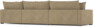 Rossi - 4-sits soffa med divan höger - Beige