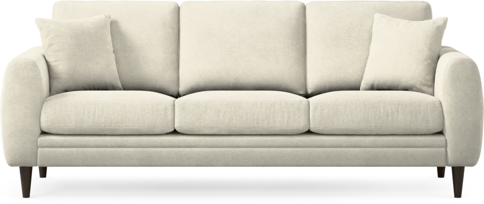 Eden - 3-sits soffa - Vit