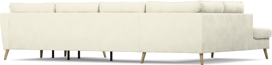 County - 3-sits soffa med divan vänster och schäslong höger - Vit
