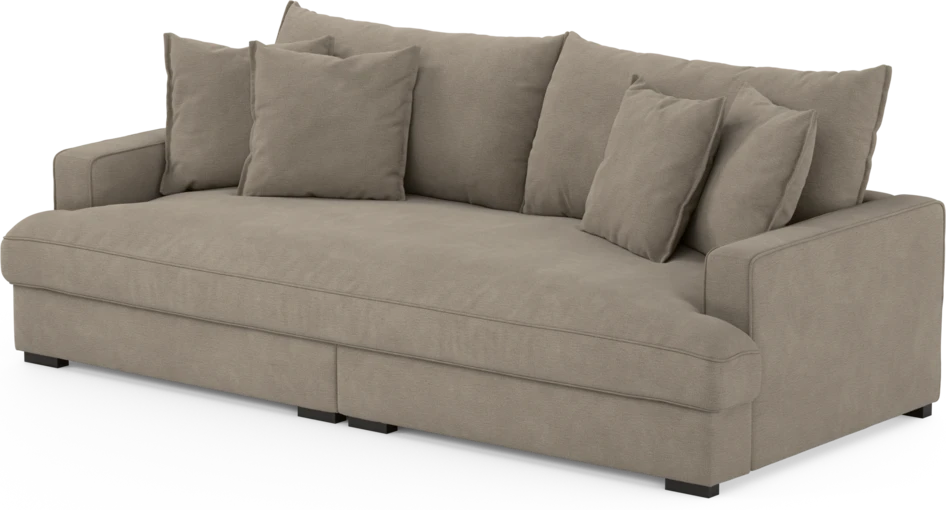 Rossi - 3-sits soffa, hel dyna - Beige