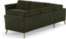 Bridge - Hörnsoffa, 3+3-sits - Grön