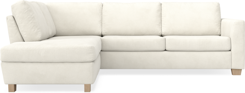 Friday - 2,5-sits soffa med divan vänster - Vit