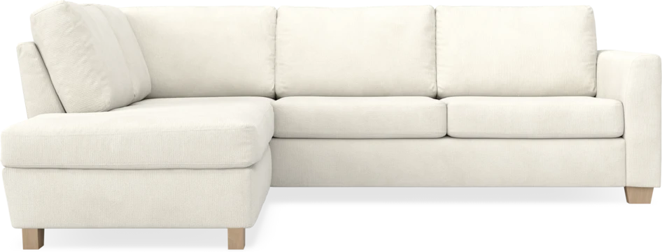 Friday - 2,5-sits soffa med divan vänster - Vit