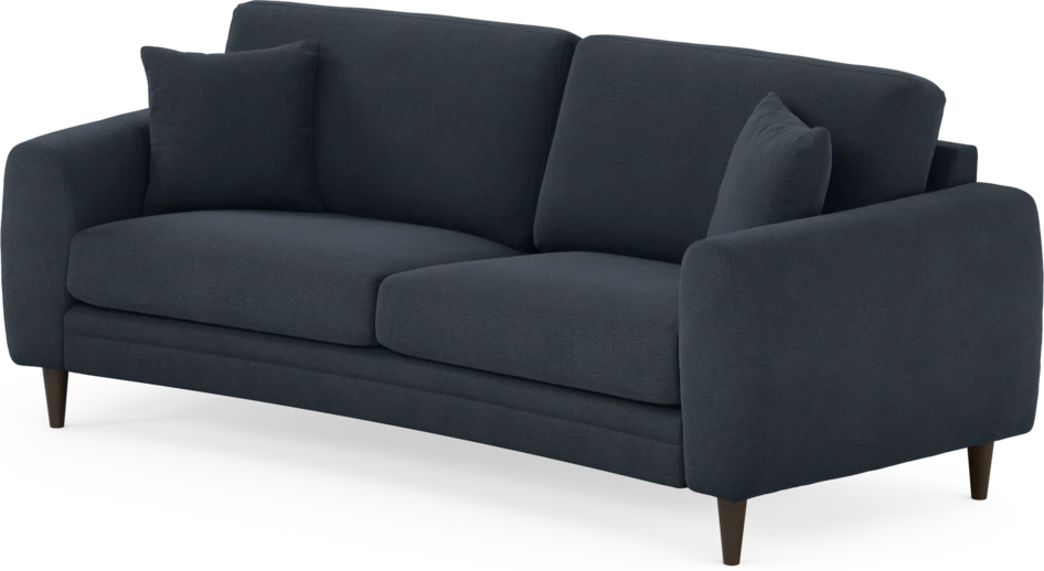 Eden - 2,5-sits soffa svängd - Blå