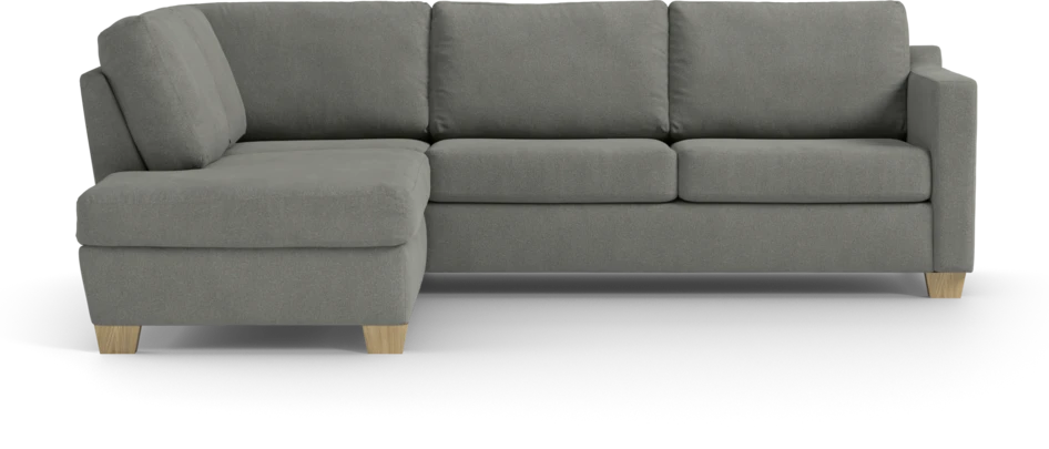 Friday - 2,5-sits soffa med divan vänster - Grå