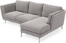 Madison Lux - 2-sits soffa med schäslong höger - Grå
