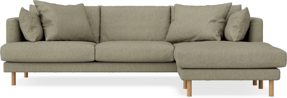 Harper - 4-sits med schäslong höger  - Beige