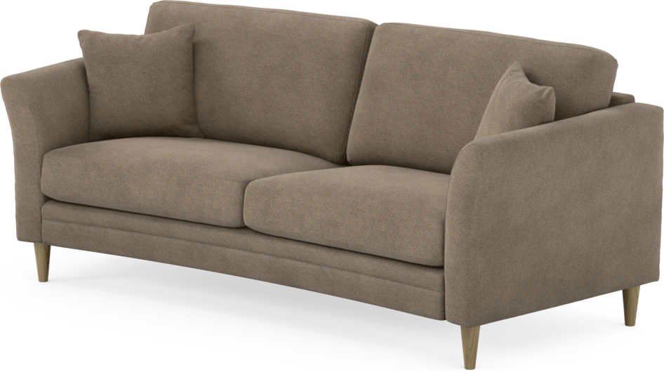 Eden - 2,5-sits soffa svängd - Brun