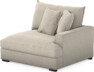 Rossi - 1,5-sits med armstöd vänster - Beige