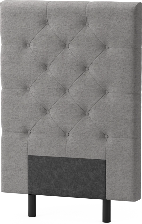 Delux Pikerad - Sänggavel, 90-210 cm - Grå