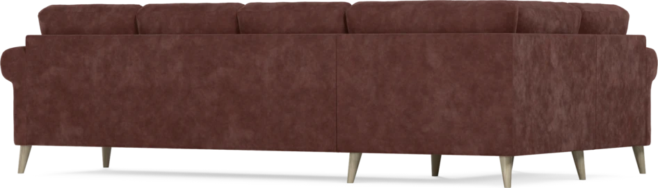 Eden - Hörnsoffa, 1+3-sits - Röd