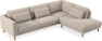 Willow - 3-sits soffa med divan höger, fast klädsel - Beige