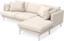 Harper - 4-sits med schäslong höger  - Beige