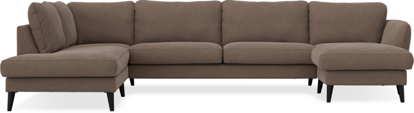 Bridge - 3-sits soffa med divan vänster och schäslong höger - Beige