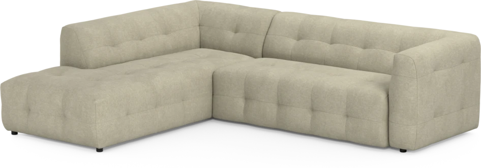 Bella - 3-sits soffa med divan vänster - Beige