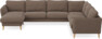 Bridge - Hörnsoffa, 3+2-sits med schäslong vänster - Beige