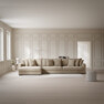 Rossi - 4-sits soffa med schäslong XL vänster - Beige