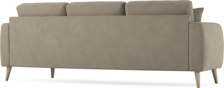 Eden - 3-sits soffa svängd - Beige