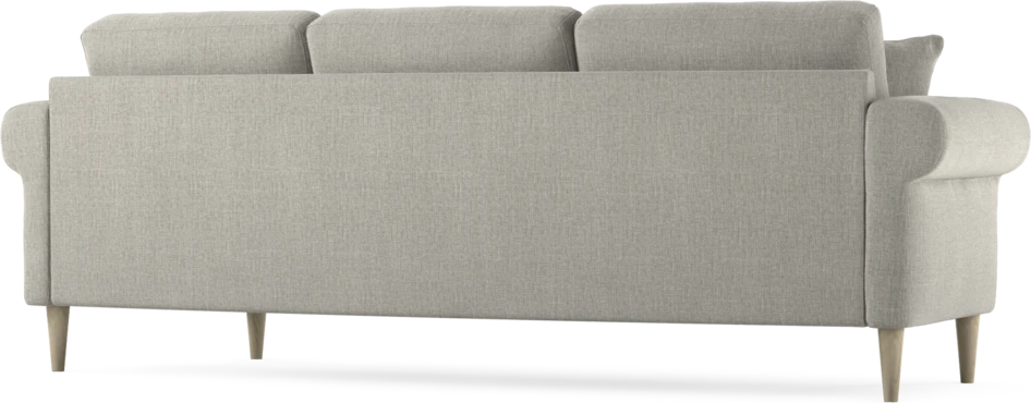 Eden - 3-sits soffa svängd - Grå
