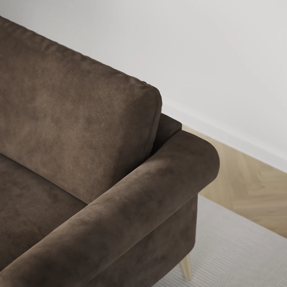 Bridge - 4-sits soffa - Brun