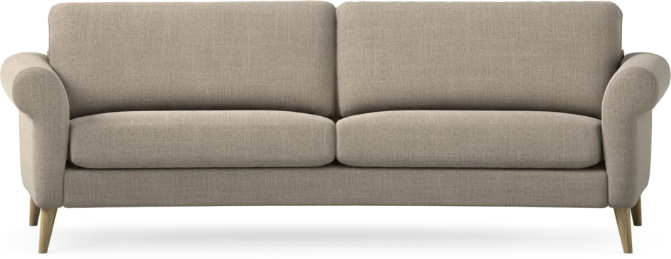 Bridge - 3-sits soffa svängd - Beige