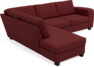Friday - 2,5-sits soffa med divan vänster - Rosa