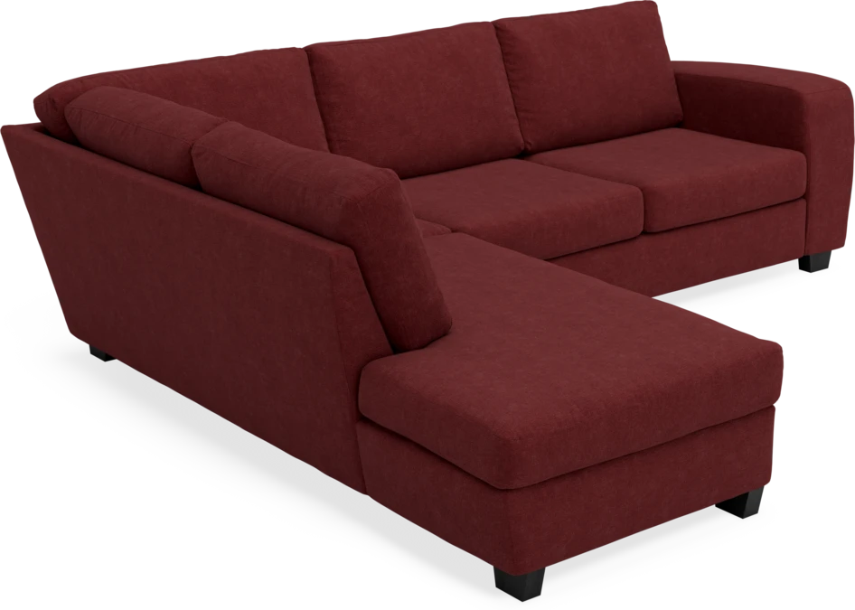 Friday - 2,5-sits soffa med divan vänster - Rosa