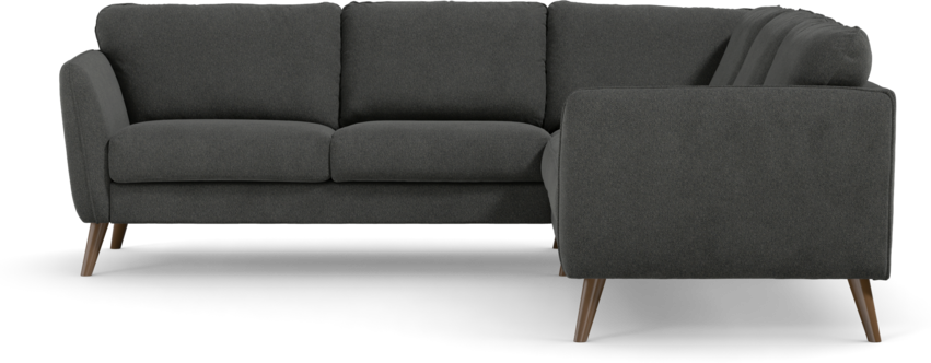 Bridge - Hörnsoffa, 2+2-sits - Svart