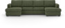 Friday - 2-sits soffa med två schäslonger - Grön