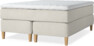 Delux Exclusive - Kontinentalsäng, dubbelsäng med bäddmadrass - Beige