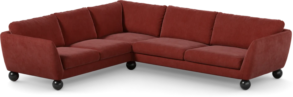 Madison Lux - Hörnsoffa 2+3-sits, hörn 1 - Rosa