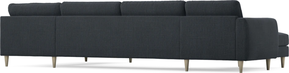 Bridge - 3-sits soffa med schäslong vänster och divan höger - Blå