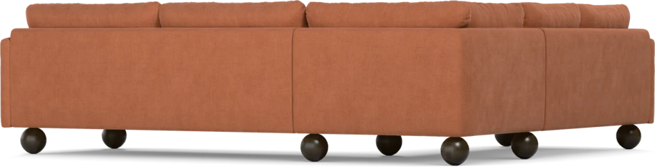 Madison Lux - Hörnsoffa 2+3-sits, hörn 1 - Orange