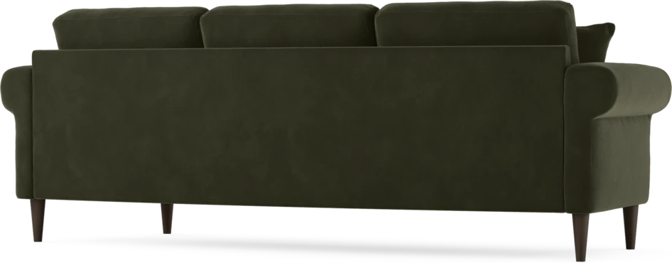 Eden - 3-sits soffa svängd - Grön