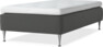 Delux Sense - Ramsäng, enkelsäng med bäddmadrass - Grå