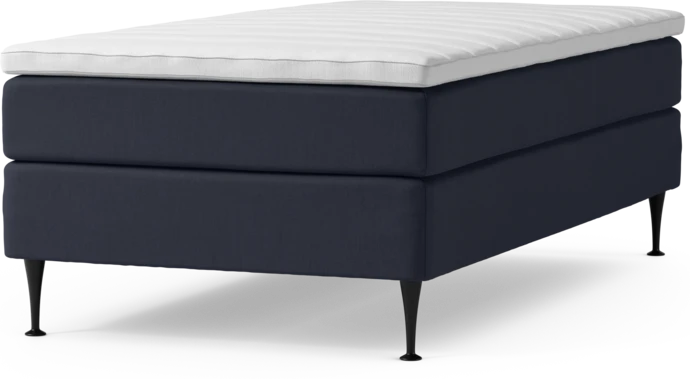 Roma Family, Kontinentalsäng, enkelsäng med bäddmadrass och sängben, B 105-140