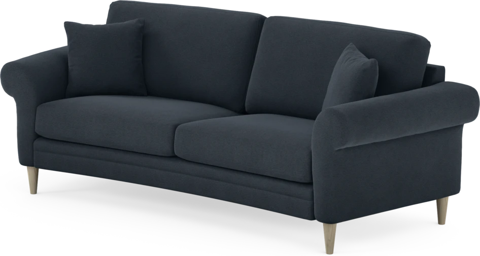Eden - 2,5-sits soffa svängd - Blå