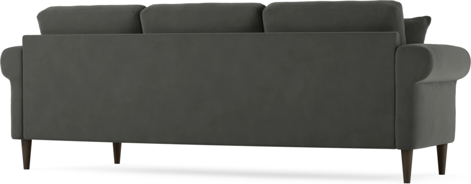 Eden - 3-sits soffa svängd - Grå