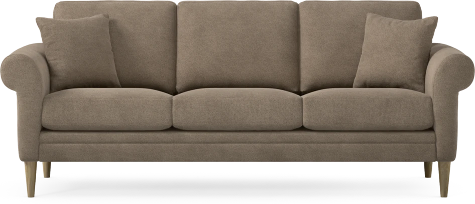Eden - 3-sits soffa - Brun