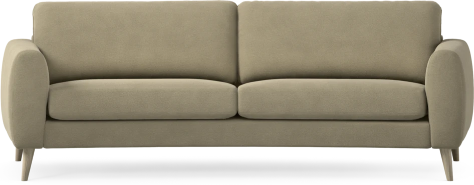 Bridge - 3-sits soffa svängd - Beige