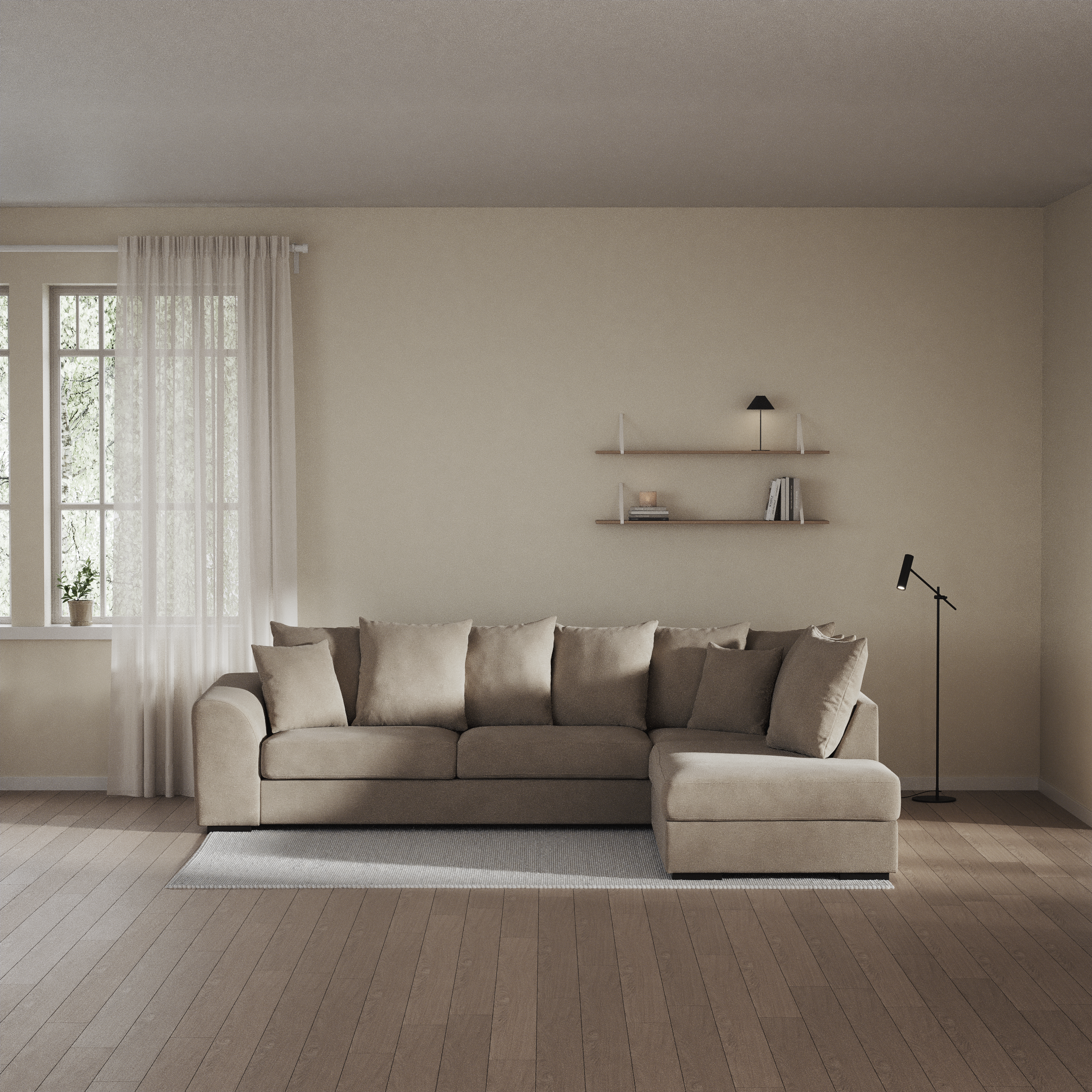 Town - 3-sits soffa med divan höger - inspiration