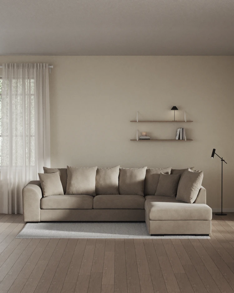 Town - 3-sits soffa med divan höger - inspiration