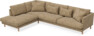 Harper - 3-sits soffa med divan vänster - Brun