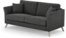 Eden - 2,5-sits soffa - Svart