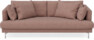 Harper - 3-sits soffa, hel dyna - Rosa