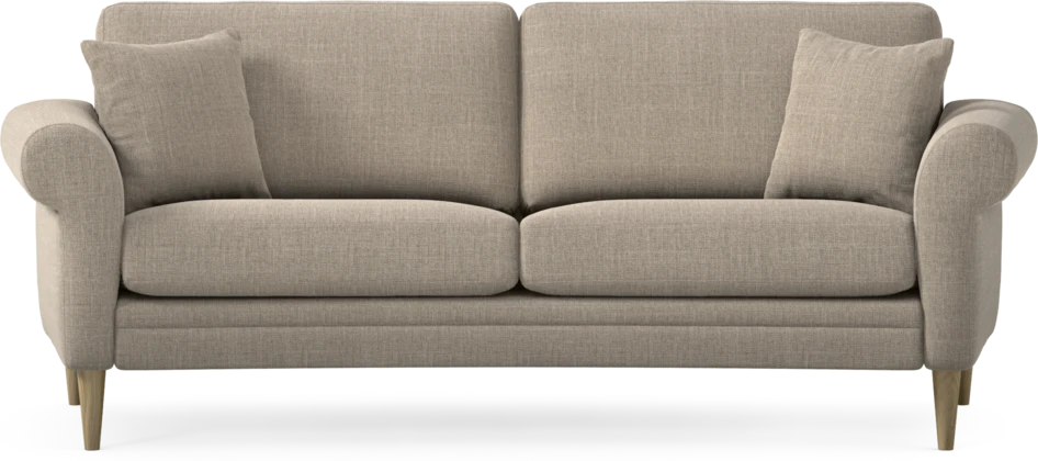 Eden - 2,5-sits soffa svängd - Beige