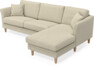 Eden - 2,5-sits soffa med schäslong - Beige