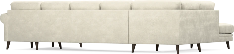 Eden - 3-sits soffa med divan vänster och schäslong höger - Vit