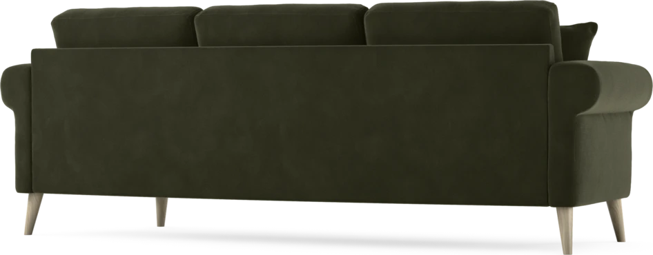 Eden - 3-sits soffa svängd - Grön